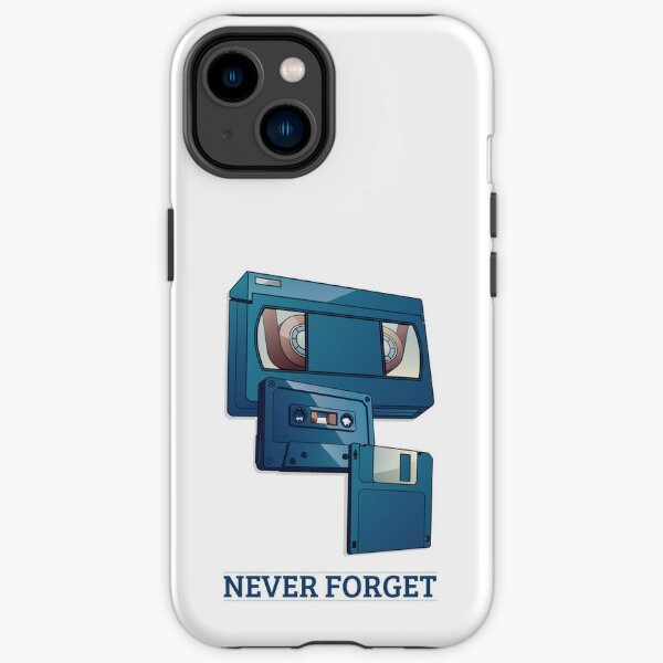 Never Forget: VHS, Cassette Tape, and Floppy Disk iPhone Tough Case