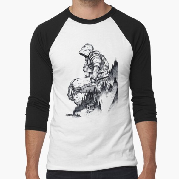 Iron Giant Baseball ¾ Sleeve T-Shirt