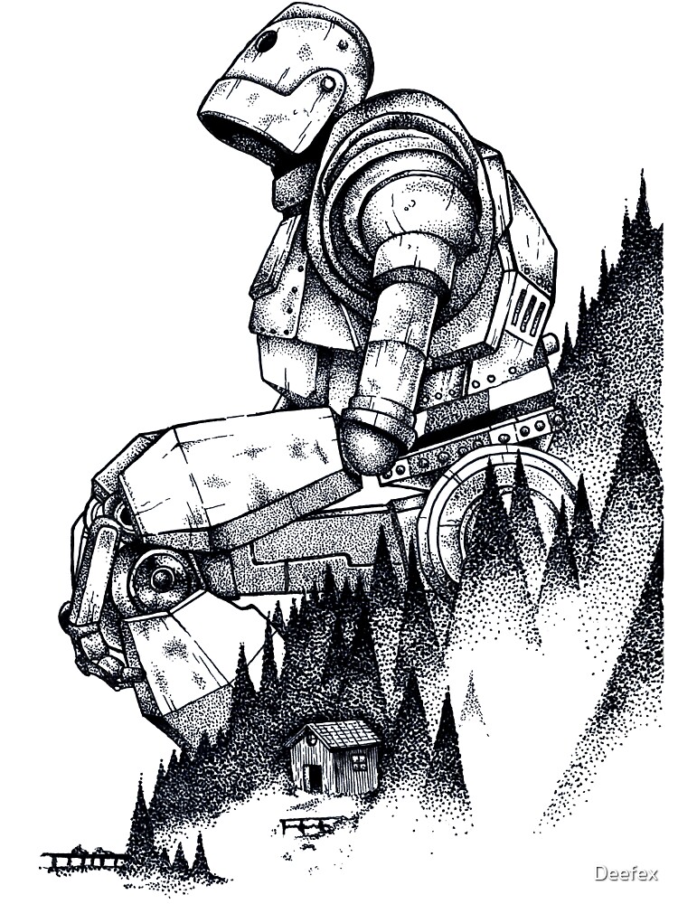 Thumbnail 2 of 2, Baby One-Piece, Iron Giant designed and sold by Deefex.