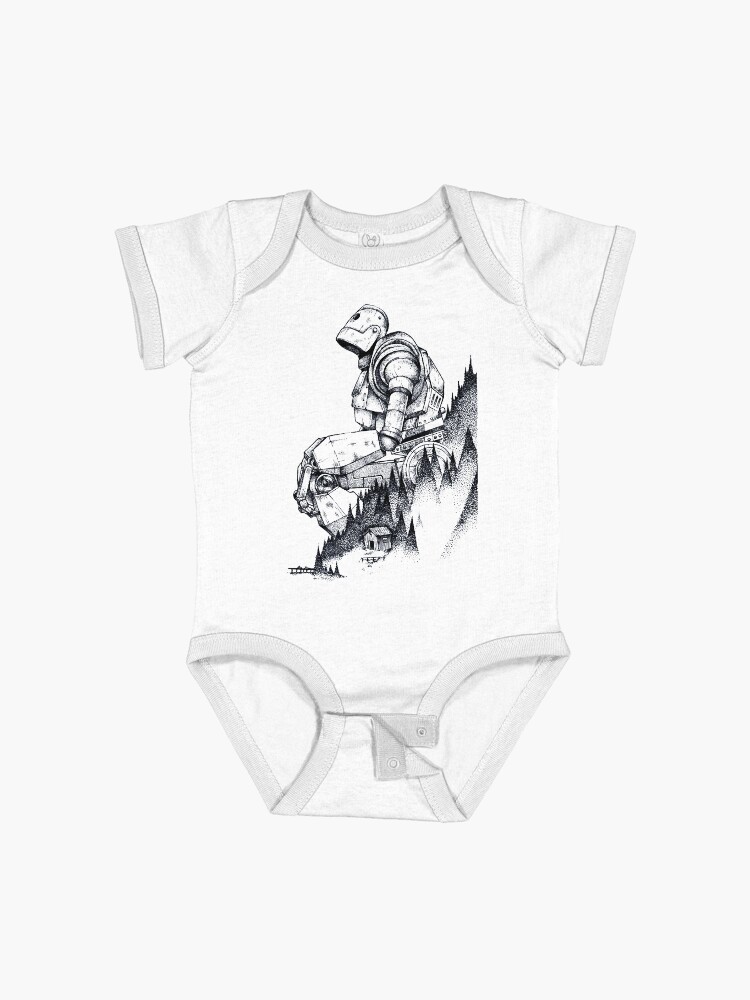Thumbnail 1 of 2, Baby One-Piece, Iron Giant designed and sold by Deefex.