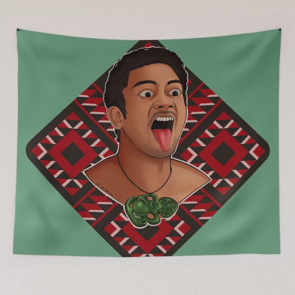Item preview, New Zealand Maori Haka Dancer designed and sold by Nelida Zubia.