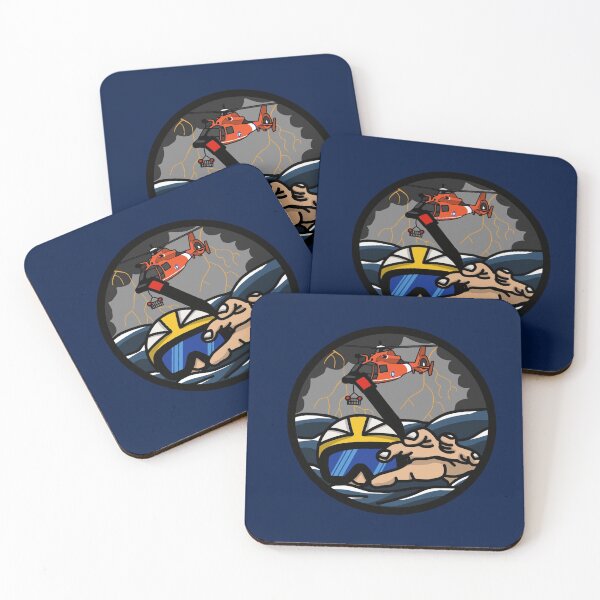 Item preview, US Coast Guard Rescue Swimmer Storm - HH65 designed and sold by AlwaysReadyCltv.