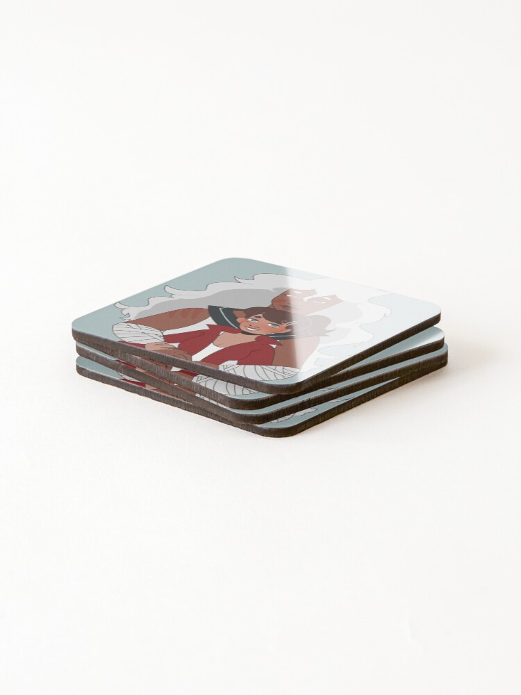 Thumbnail 4 of 5, Coasters (Set of 4), Sakuraoi designed and sold by Starry-Roses.