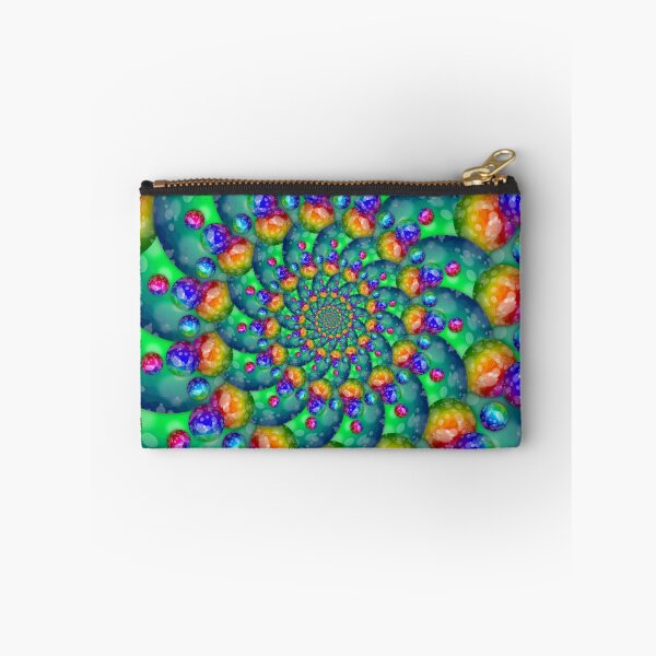 Item preview, Rainbow Bokeh Fractal Turquoise designed and sold by Pixie Copley LRPS.
