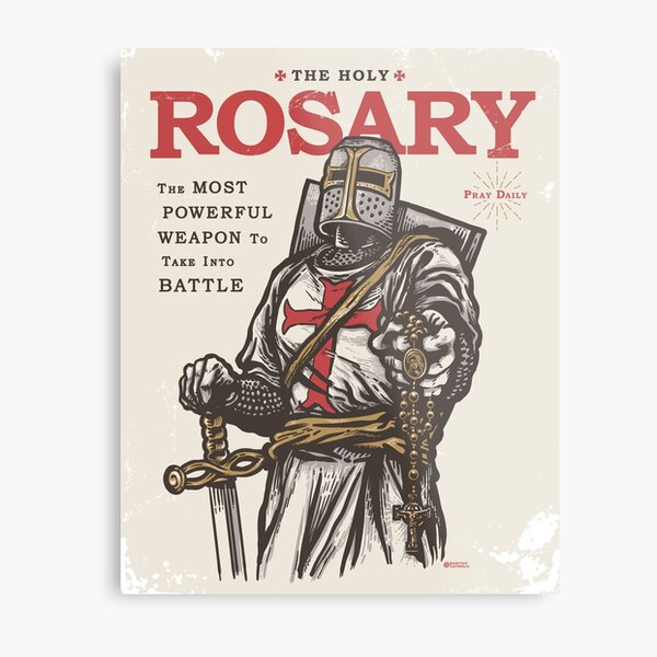Pray the Rosary Metal Print
