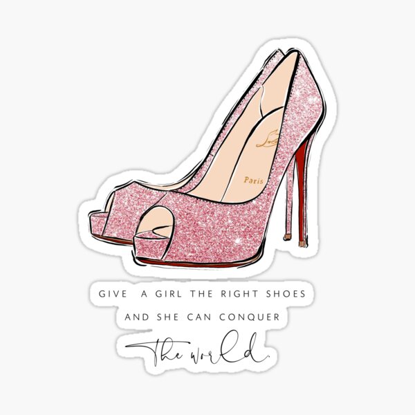 fashion heels Sticker