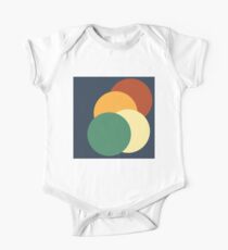 Earth tones Short Sleeve Baby One-Piece