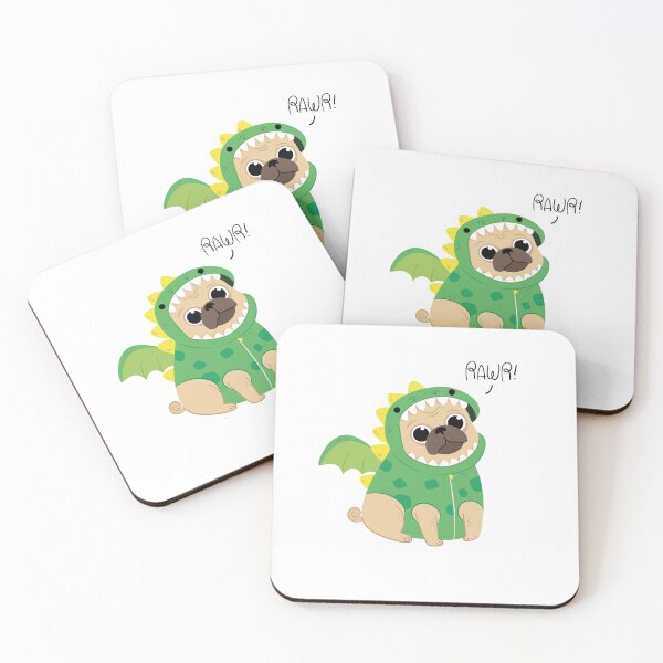 Item preview, Pug Dinosaur In Costume designed and sold by Gabriel Ghali.