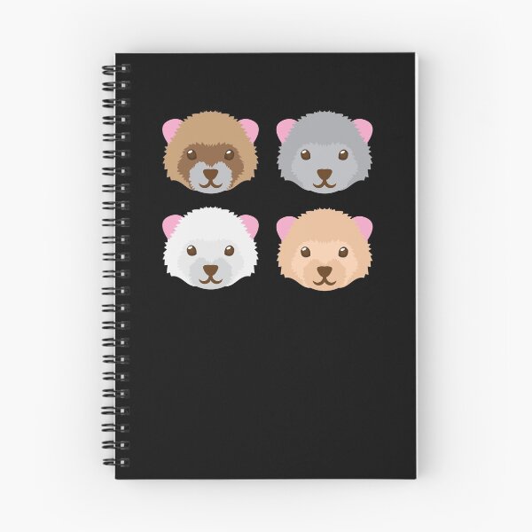 Item preview, Four ferrets cute faces designed and sold by jazzydevil.