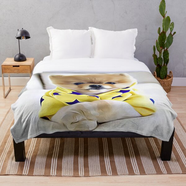 Aperçu de l'œuvre Poméranie portant un pyjama créée et vendue par Sunleil.