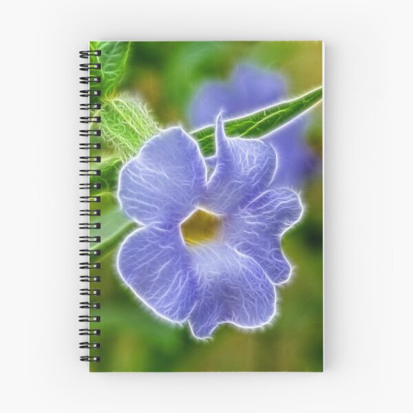 Aperçu de l'œuvre Blue Flower Fractal créée et vendue par Pixie Copley LRPS.
