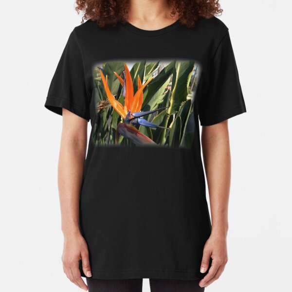 Bird of Paradise (Strelitzia) from A Gardener's Notebook Slim Fit T-Shirt