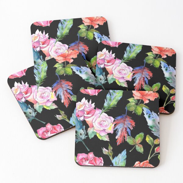 Item preview, Flowers and Feathers designed and sold by Color Me F*@k!ng Happy.