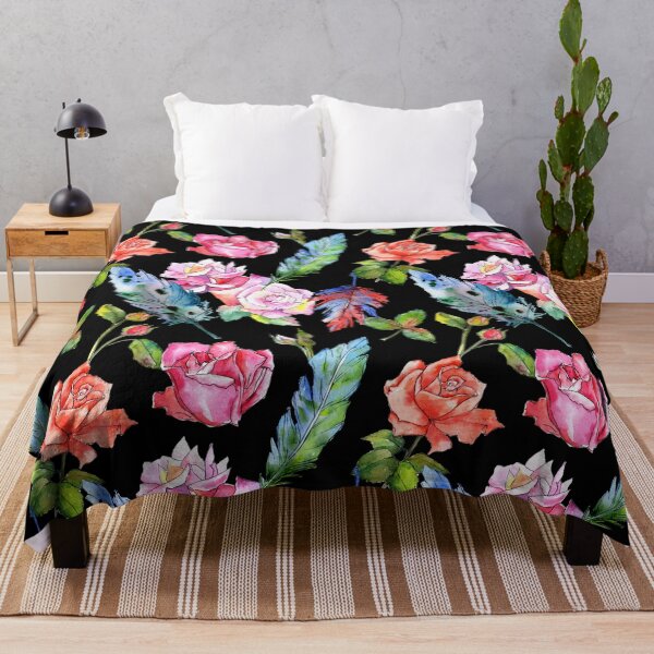 Item preview, Flowers and Feathers designed and sold by Color Me F*@k!ng Happy.