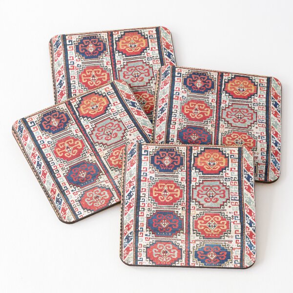Item preview, Kazak Southwest Caucasus Rug Print designed and sold by Vicky Brago-Mitchell®.