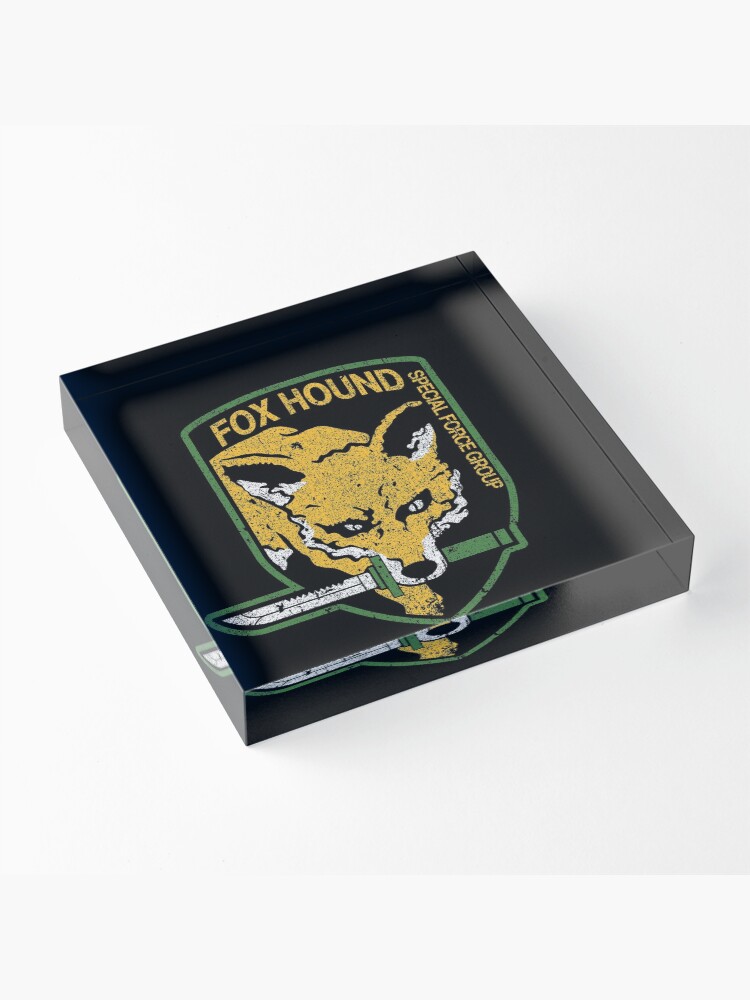 Thumbnail 3 of 5, Acrylic Block, Foxhound designed and sold by huckblade.