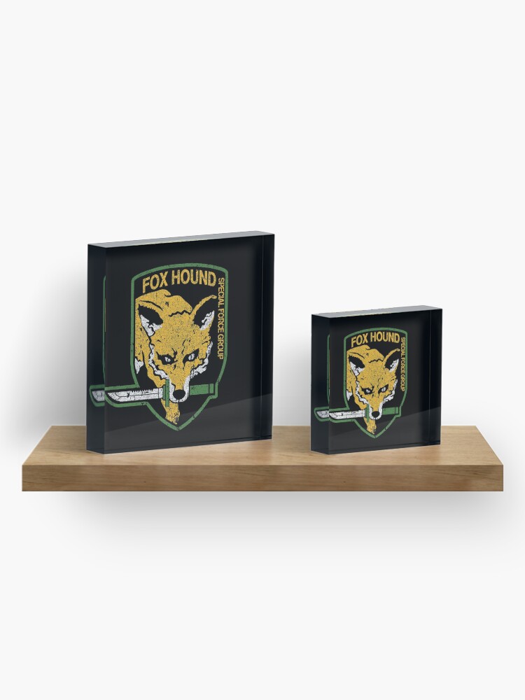 Thumbnail 4 of 5, Acrylic Block, Foxhound designed and sold by huckblade.