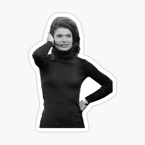Jackie Kennedy Onassis Sticker