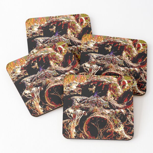Item preview, Old Knarled Tree - Red designed and sold by William E Lopez.