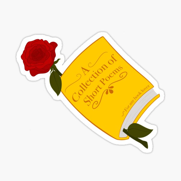 Modern Belle's Poem Book Sticker