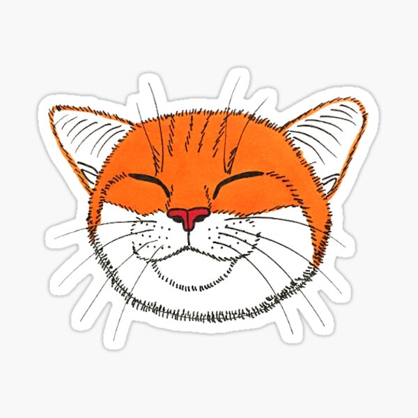 Nick the Happy Cat Sticker