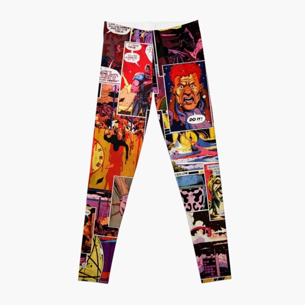 Superhero Comics Leggings With Pockets