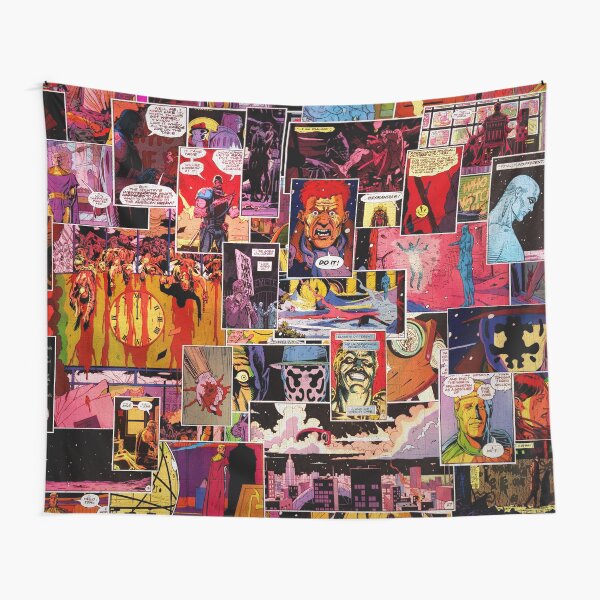 Watchmen Panel Collage Tapestry