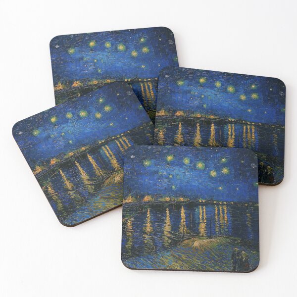 Item preview, Vincent Van Gogh Starry Night Over the Rhone | Vibrant Colours designed and sold by wildtribe.