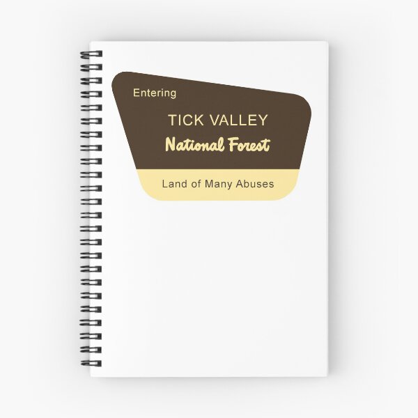 Item preview, Tick Valley National Forest - Land of Many Abuses T-Shirt designed and sold by mp2262.