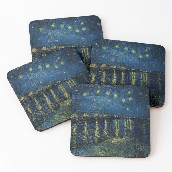 Item preview, Vincent Van Gogh Starry Night Over the Rhone | High Resolution  designed and sold by wildtribe.