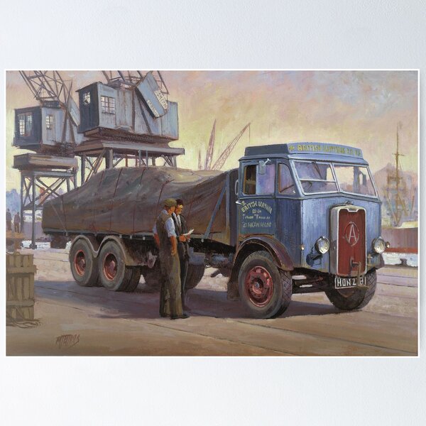 Item preview, Atkinson L type 1939 designed and sold by Mike Jeffries Transport Artist.