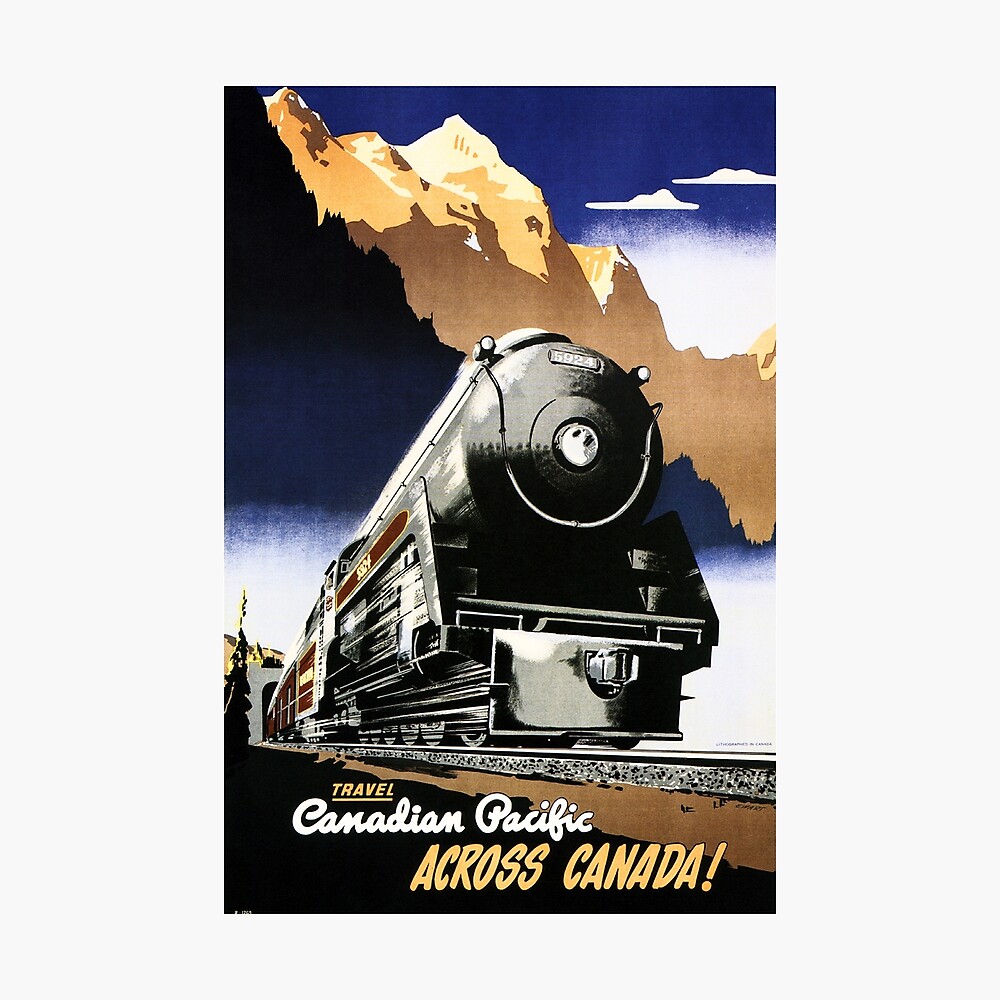 Tr73 Vintage Great Northern RNB ferrocarril costero cartel de volver a imprimir A4 