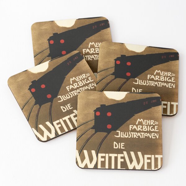 Item preview, Weite West German Vintage Railway Travel Advertisement designed and sold by retroposters.