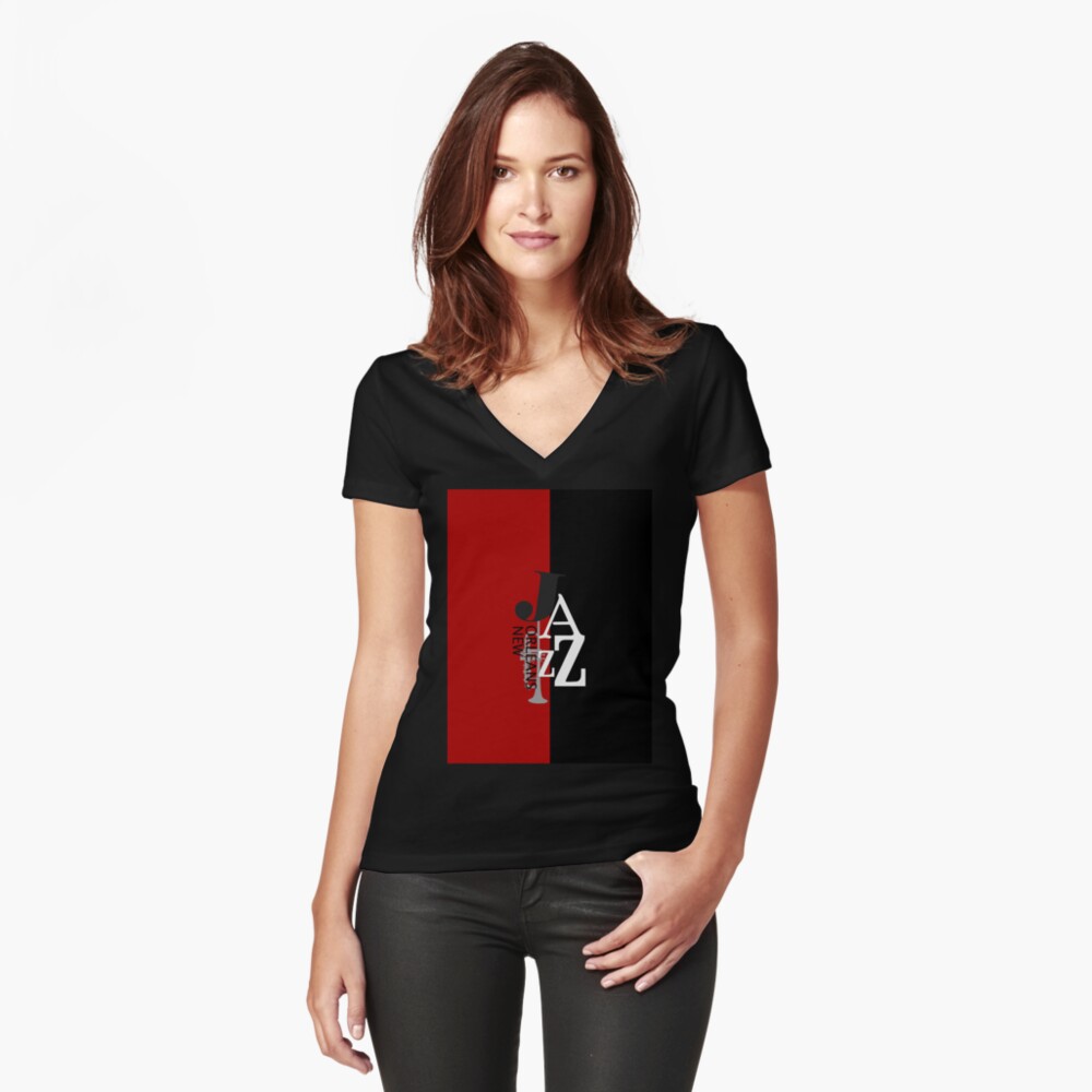 Item preview, Fitted V-Neck T-Shirt designed and sold by Vienna15.