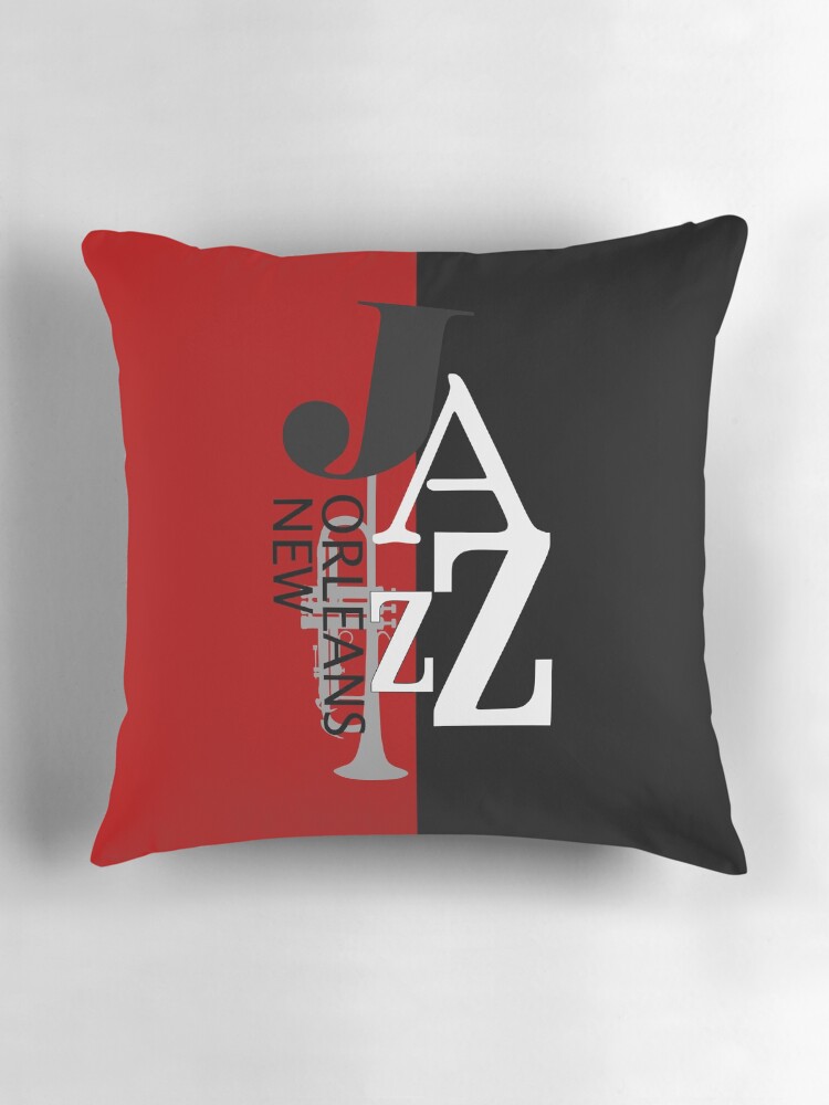 Thumbnail 3 of 4, Pillow, Jazz Festival Series designed and sold by Vienna15.