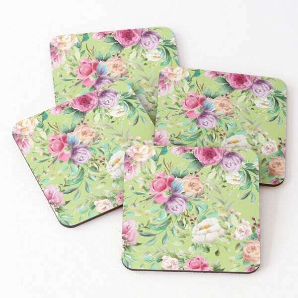 Item preview, Lime Flowers designed and sold by Color Me F*@k!ng Happy.