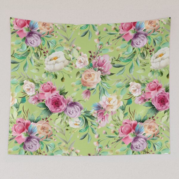 Item preview, Lime Flowers designed and sold by Color Me F*@k!ng Happy.