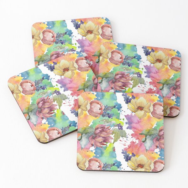 Item preview, Watercolor Flowers designed and sold by Color Me F*@k!ng Happy.