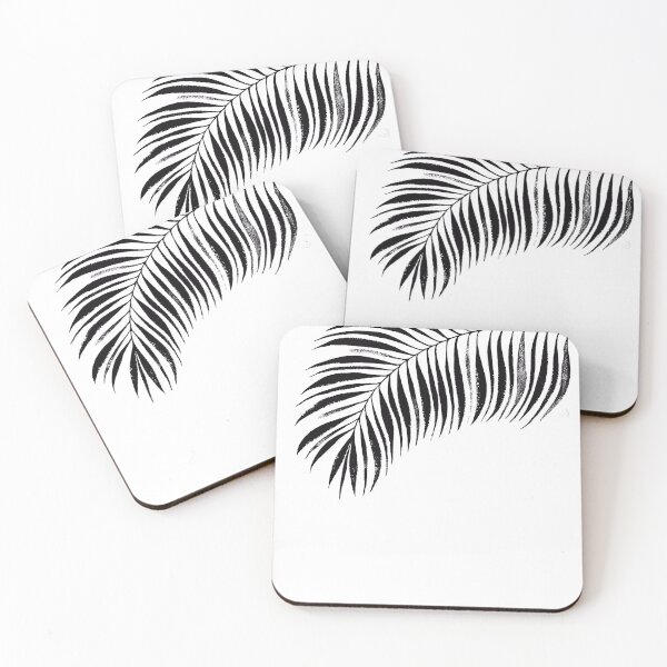 Item preview, Black & White Palm designed and sold by SandpaperStudio.