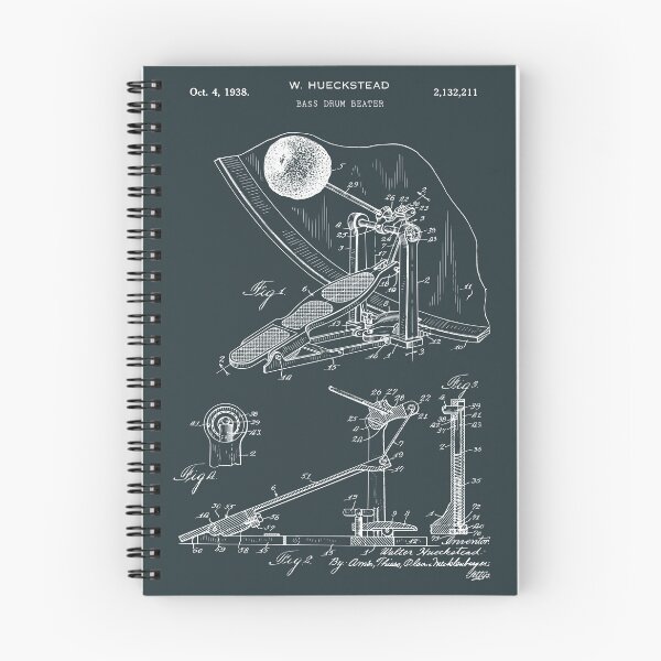 Item preview, Drum Beat Equipment Patent Art 1938 Chalkboard designed and sold by MadebyDesign.