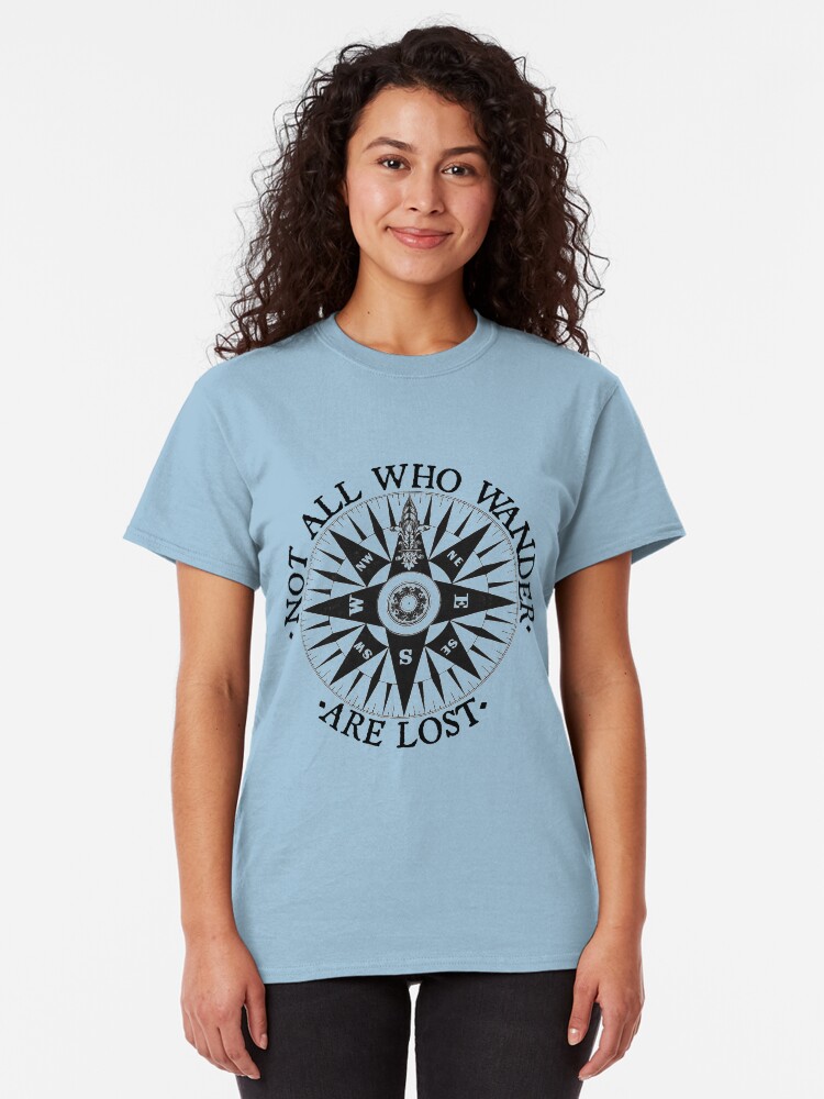 Alternative Ansicht von Nicht alle, die Wander Verloren sind, Adventure Travel Geschenke Classic T-Shirt