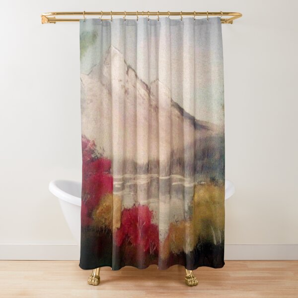 October's Landscape Shower Curtain