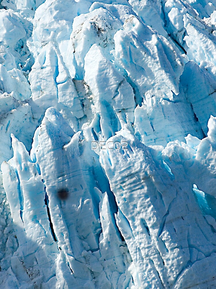 Alaskan Blue Ice Glacier Art Photo by DEC02