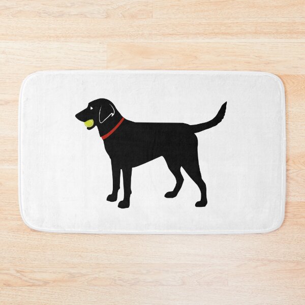 Item preview, Labrador Retriever Fetch, Black Lab Play Ball designed and sold by madeulaugh.