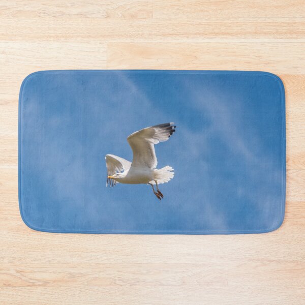 Item preview, Seagull Flying Free in the Blue Sky designed and sold by Jon Shore.