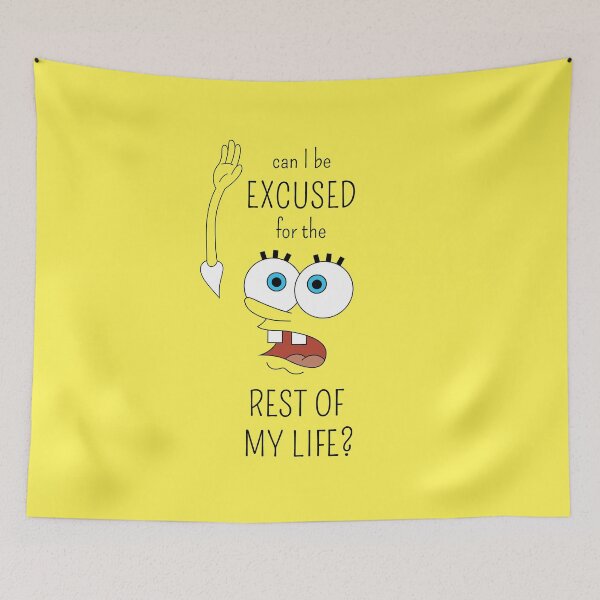 Item preview, Can I Be Excused (Black Text) designed and sold by Alexa Morgan.
