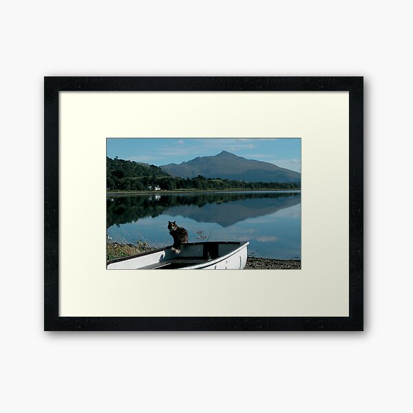 Item preview, Loch Etive & Ben Cruachan with Cat on Boat. designed and sold by SEPicturesUK.