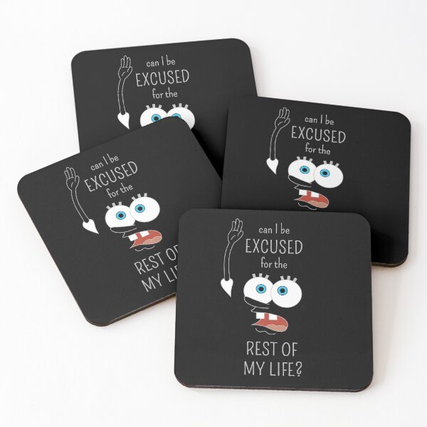 Item preview, Can I Be Excused (Light Text) designed and sold by Alexa Morgan.