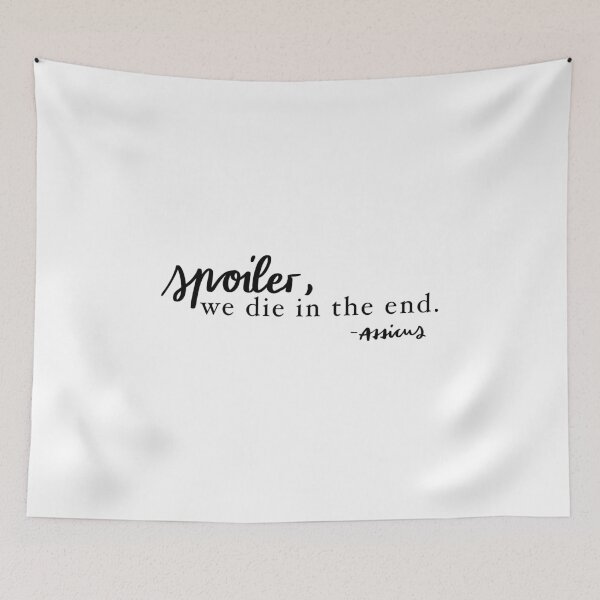 Item preview, Quote Atticus spoiler, we're in the end designed and sold by stckrGOD.