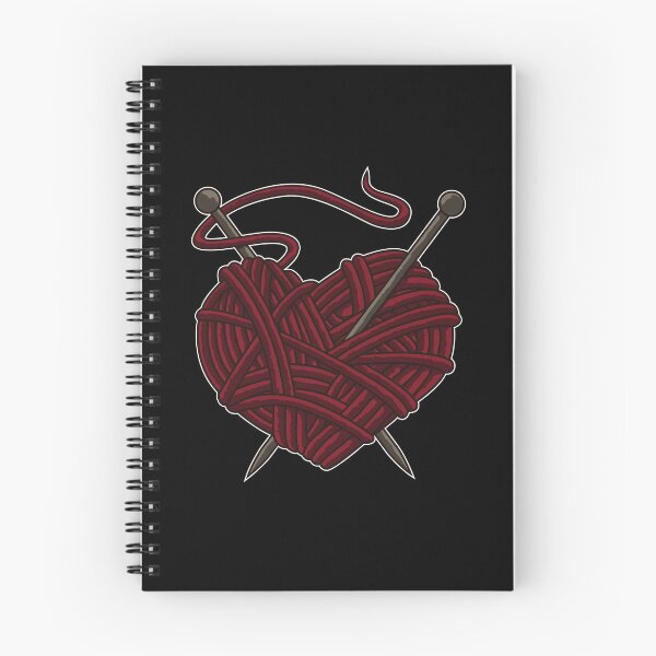 Item preview, I Love Knitting | Wool Needle Heart Sewing Craft designed and sold by anziehend.